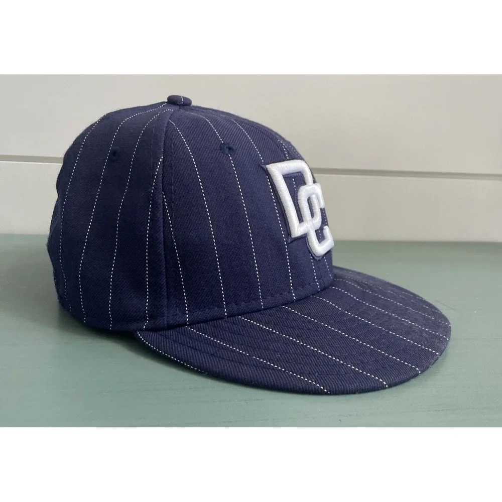 New Era 59Fifty MLB Washington Nationals DC Baseball Hat Hickory Stripes 7‎